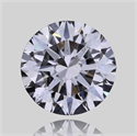 Natural Diamond 0.40 Carats, Round with Excellent Cut, H Color, SI1 Clarity and Certified by GIA