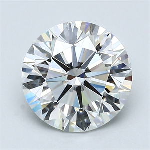 Picture of Natural Diamond 1.73 Carats, Round with Excellent Cut, H Color, VVS2 Clarity and Certified by GIA