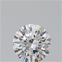 Natural Diamond 0.40 Carats, Round with Excellent Cut, E Color, SI2 Clarity and Certified by GIA