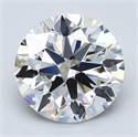 Natural Diamond 1.91 Carats, Round with Excellent Cut, G Color, VVS1 Clarity and Certified by GIA