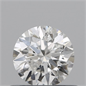 Natural Diamond 0.50 Carats, Round with Excellent Cut, G Color, I1 Clarity and Certified by IGI