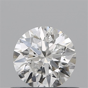 Picture of Natural Diamond 0.50 Carats, Round with Excellent Cut, G Color, I1 Clarity and Certified by IGI