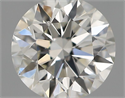 Natural Diamond 0.40 Carats, Round with Excellent Cut, H Color, VS2 Clarity and Certified by IGI