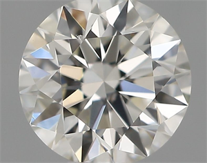 Picture of Natural Diamond 0.40 Carats, Round with Excellent Cut, H Color, VS2 Clarity and Certified by IGI