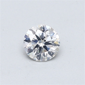 Picture of Natural Diamond 0.40 Carats, Round with Very Good Cut, F Color, SI2 Clarity and Certified by GIA