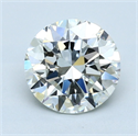 Natural Diamond 2.01 Carats, Round with Excellent Cut, J Color, VS1 Clarity and Certified by GIA