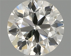 Picture of Natural Diamond 0.51 Carats, Round with Excellent Cut, H Color, SI2 Clarity and Certified by IGI