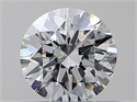 Natural Diamond 0.40 Carats, Round with Excellent Cut, H Color, VVS1 Clarity and Certified by GIA