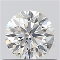 Natural Diamond 0.42 Carats, Round with Excellent Cut, G Color, SI1 Clarity and Certified by GIA