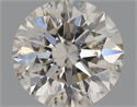 Natural Diamond 0.70 Carats, Round with Excellent Cut, K Color, I1 Clarity and Certified by GIA