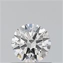 Natural Diamond 0.43 Carats, Round with Excellent Cut, F Color, VS2 Clarity and Certified by GIA