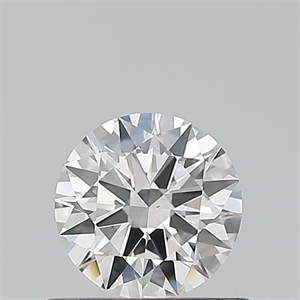 Picture of Natural Diamond 0.43 Carats, Round with Excellent Cut, F Color, VS2 Clarity and Certified by GIA