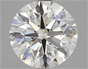 Natural Diamond 2.01 Carats, Round with Excellent Cut, H Color, VVS1 Clarity and Certified by GIA