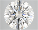 Natural Diamond 5.03 Carats, Round with Excellent Cut, H Color, SI2 Clarity and Certified by GIA