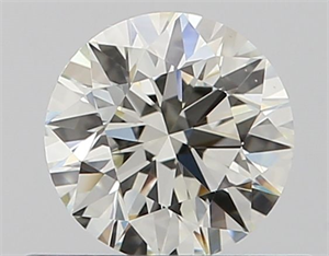 Picture of Natural Diamond 0.50 Carats, Round with Excellent Cut, J Color, SI1 Clarity and Certified by GIA