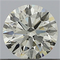 Natural Diamond 0.41 Carats, Round with Excellent Cut, J Color, VS1 Clarity and Certified by GIA