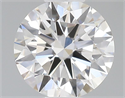 Natural Diamond 0.41 Carats, Round with Excellent Cut, H Color, VVS1 Clarity and Certified by GIA