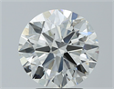 Natural Diamond 3.06 Carats, Round with Excellent Cut, I Color, VVS1 Clarity and Certified by GIA