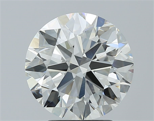 Picture of Natural Diamond 3.06 Carats, Round with Excellent Cut, I Color, VVS1 Clarity and Certified by GIA