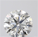 Natural Diamond 0.40 Carats, Round with Very Good Cut, H Color, SI2 Clarity and Certified by GIA