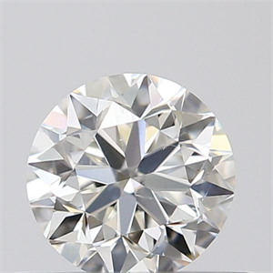 Picture of Natural Diamond 0.40 Carats, Round with Very Good Cut, H Color, SI2 Clarity and Certified by GIA