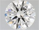 Natural Diamond 0.40 Carats, Round with Excellent Cut, J Color, VVS1 Clarity and Certified by GIA