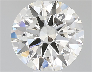 Picture of Natural Diamond 0.40 Carats, Round with Excellent Cut, J Color, VVS1 Clarity and Certified by GIA