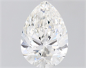 Natural Diamond 0.96 Carats, Pear with  Cut, H Color, VS1 Clarity and Certified by GIA