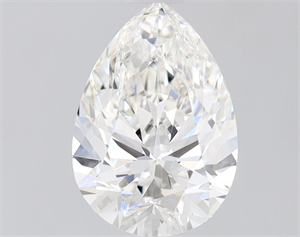 Picture of Natural Diamond 0.96 Carats, Pear with  Cut, H Color, VS1 Clarity and Certified by GIA