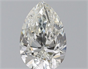 Natural Diamond 0.72 Carats, Pear with  Cut, I Color, VVS2 Clarity and Certified by GIA