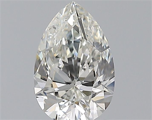 Picture of Natural Diamond 0.72 Carats, Pear with  Cut, I Color, VVS2 Clarity and Certified by GIA