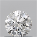 Natural Diamond 0.50 Carats, Round with Excellent Cut, G Color, I1 Clarity and Certified by GIA