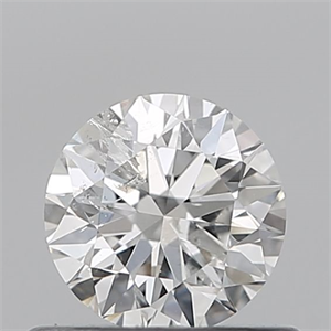 Picture of Natural Diamond 0.50 Carats, Round with Excellent Cut, G Color, I1 Clarity and Certified by GIA