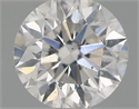 Natural Diamond 0.55 Carats, Round with Excellent Cut, E Color, SI2 Clarity and Certified by IGI