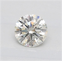 Natural Diamond 0.56 Carats, Round with Excellent Cut, J Color, SI1 Clarity and Certified by IGI