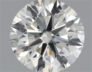 Picture of Natural Diamond 0.51 Carats, Round with Excellent Cut, I Color, VS1 Clarity and Certified by IGI