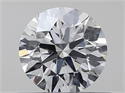 Natural Diamond 0.40 Carats, Round with Excellent Cut, F Color, SI1 Clarity and Certified by GIA