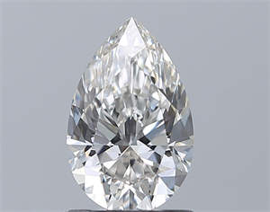 Picture of Natural Diamond 1.01 Carats, Pear with  Cut, G Color, VVS1 Clarity and Certified by GIA