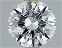 Natural Diamond 2.01 Carats, Round with Excellent Cut, F Color, VS2 Clarity and Certified by GIA