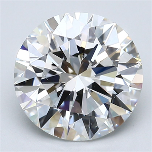 Picture of Natural Diamond 4.50 Carats, Round with Excellent Cut, H Color, SI1 Clarity and Certified by GIA