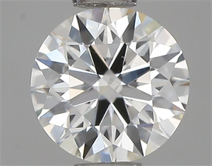 Picture of Natural Diamond 0.56 Carats, Round with Excellent Cut, I Color, SI1 Clarity and Certified by HRD