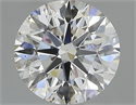 Natural Diamond 2.01 Carats, Round with Excellent Cut, G Color, SI2 Clarity and Certified by GIA