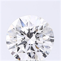 Natural Diamond 2.01 Carats, Round with Excellent Cut, E Color, SI1 Clarity and Certified by GIA