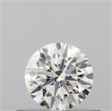 Natural Diamond 0.41 Carats, Round with Excellent Cut, J Color, VVS2 Clarity and Certified by GIA