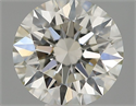 Natural Diamond 0.40 Carats, Round with Excellent Cut, H Color, SI1 Clarity and Certified by IGI