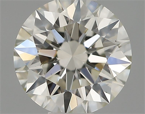 Picture of Natural Diamond 0.40 Carats, Round with Excellent Cut, H Color, SI1 Clarity and Certified by IGI