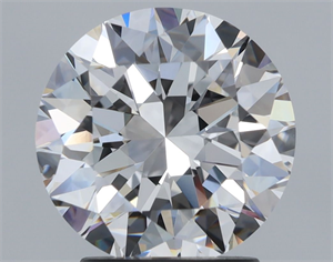 Picture of Natural Diamond 2.50 Carats, Round with Excellent Cut, E Color, VVS1 Clarity and Certified by GIA