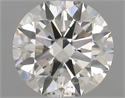 Natural Diamond 0.50 Carats, Round with Excellent Cut, J Color, SI2 Clarity and Certified by GIA