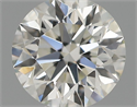 Natural Diamond 0.40 Carats, Round with Excellent Cut, H Color, VS2 Clarity and Certified by IGI