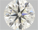 Natural Diamond 0.40 Carats, Round with Very Good Cut, J Color, VS1 Clarity and Certified by IGI